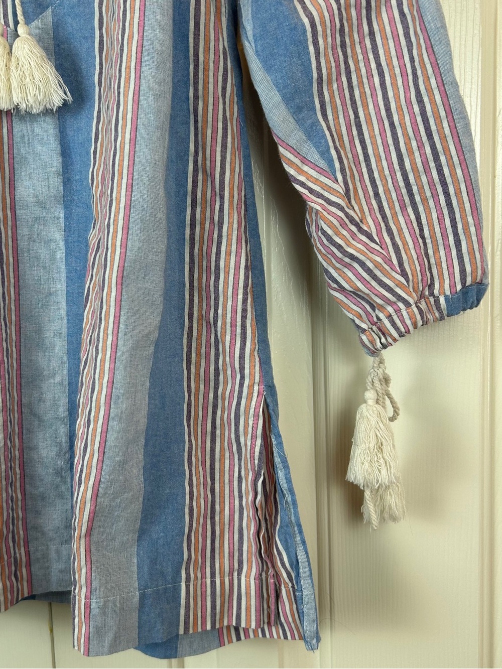 Liv Los Angeles Striped Cotton Tunic Top - Picture 5 of 13